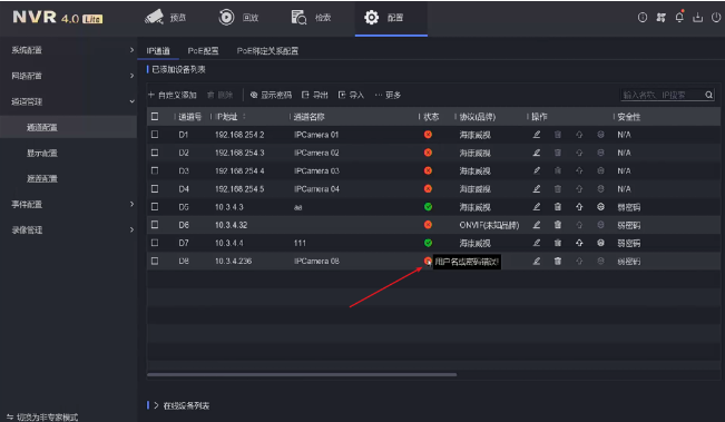 “通道被鎖定”“網(wǎng)絡(luò)不可達(dá)”“未認(rèn)證的設(shè)備”……NVR4.0 Lite通道專題來襲！  監(jiān)控技巧  第1張